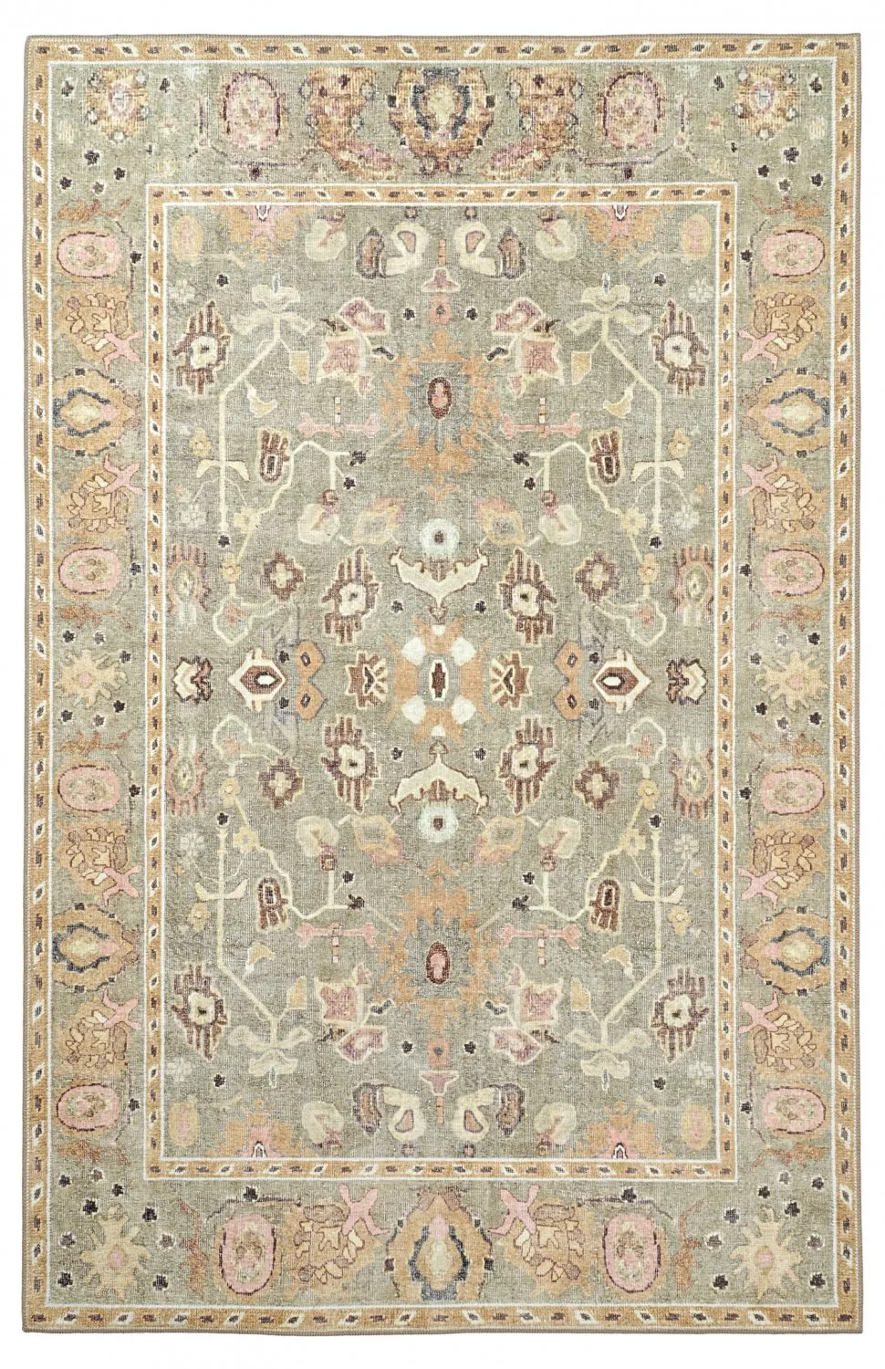 Tapete de tecelagem plana - Yara (bege)