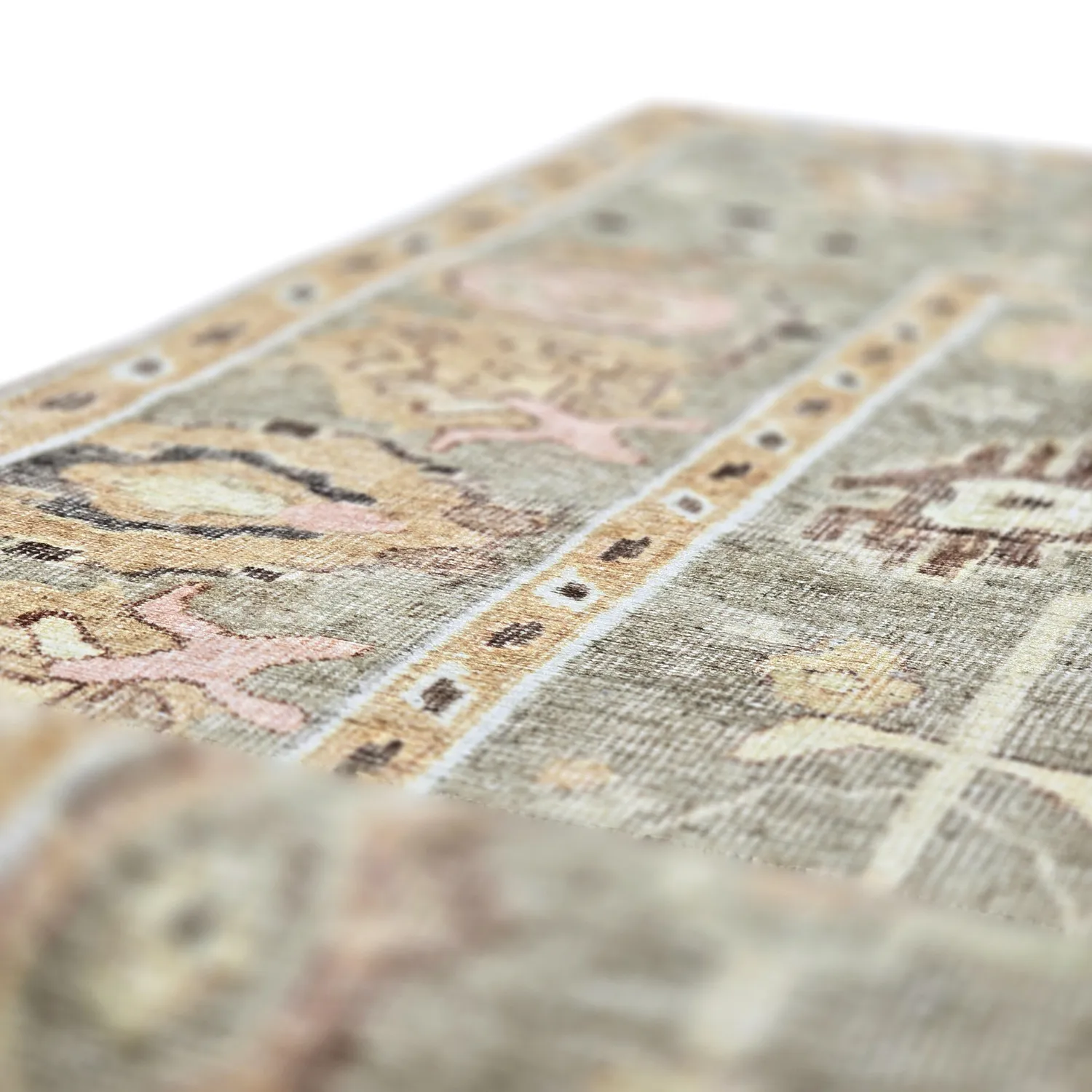 Tapete de tecelagem plana - Yara (bege)