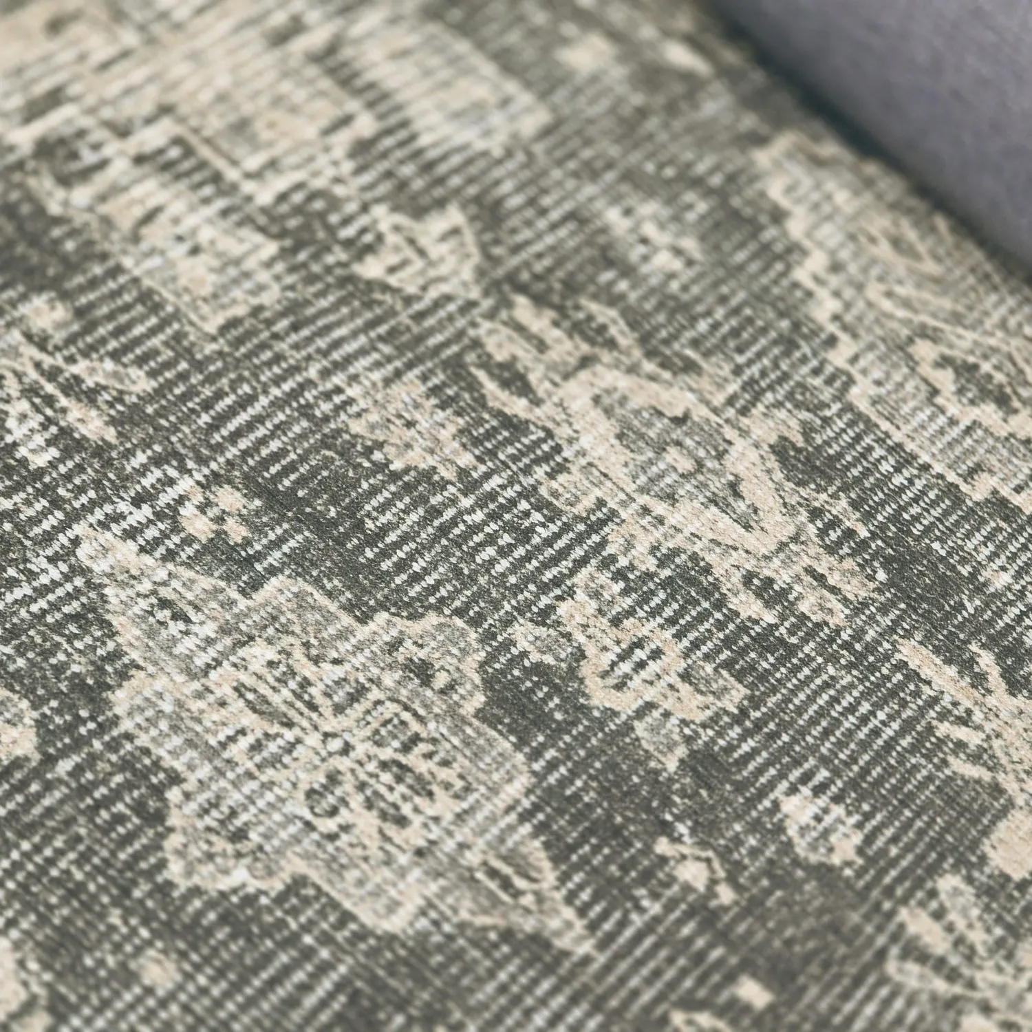 Tapete de tecelagem plana - Zuleina (verde)