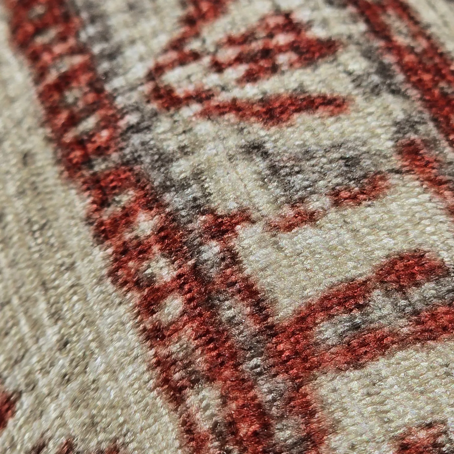 Tapete de tecelagem plana - Zuleina (vermelho)