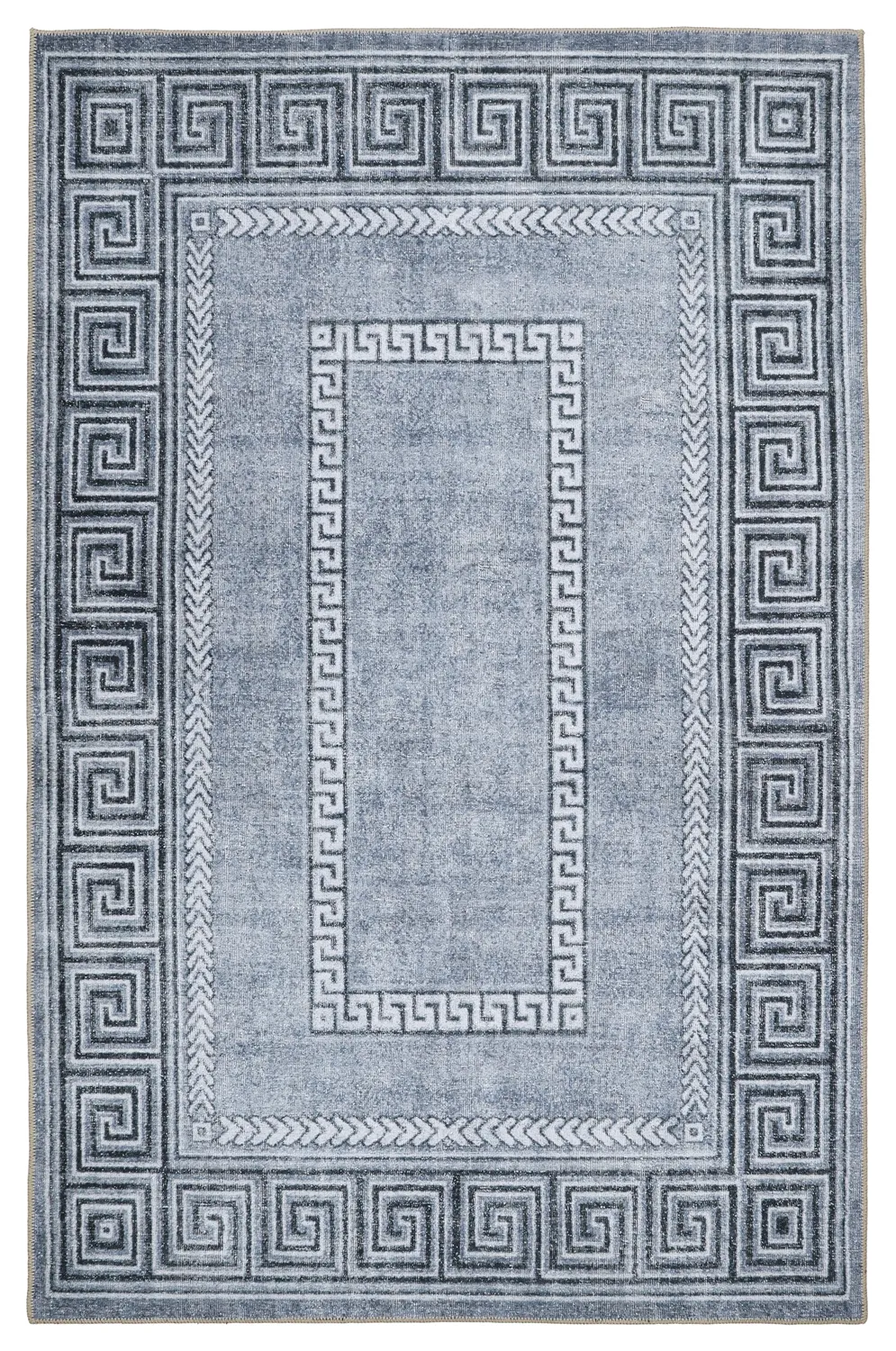 Tapete de tecelagem plana - Ankara Versace (cinza)