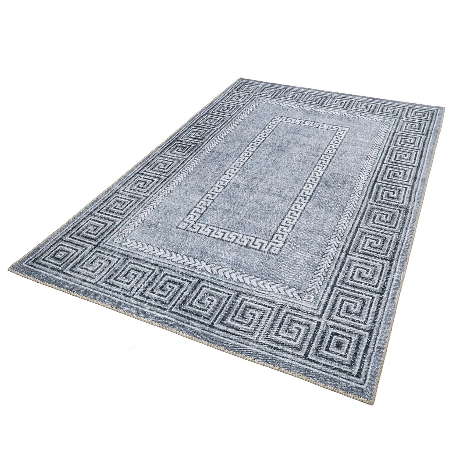 Tapete de tecelagem plana - Ankara Versace (cinza)