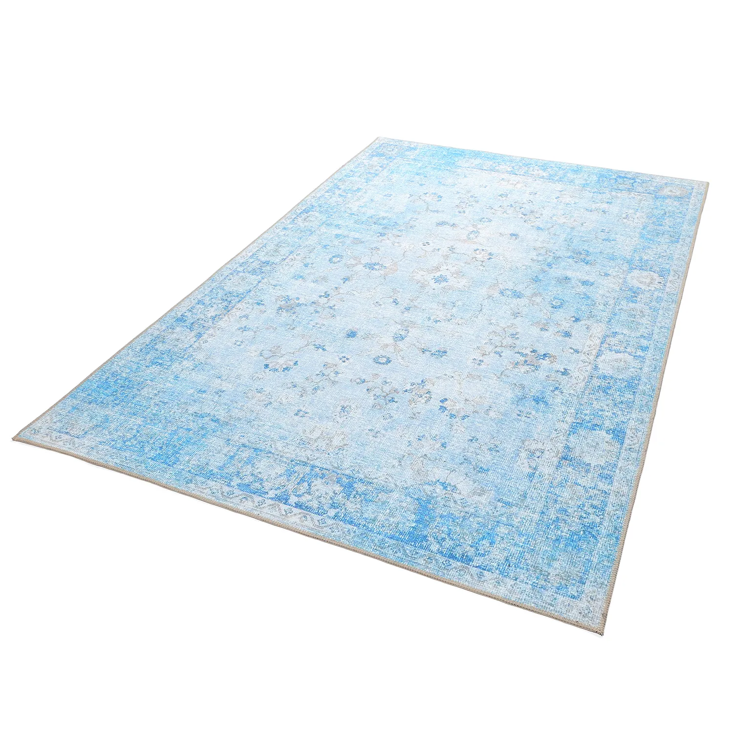 Tapete de tecelagem plana - Gombalia (azul)