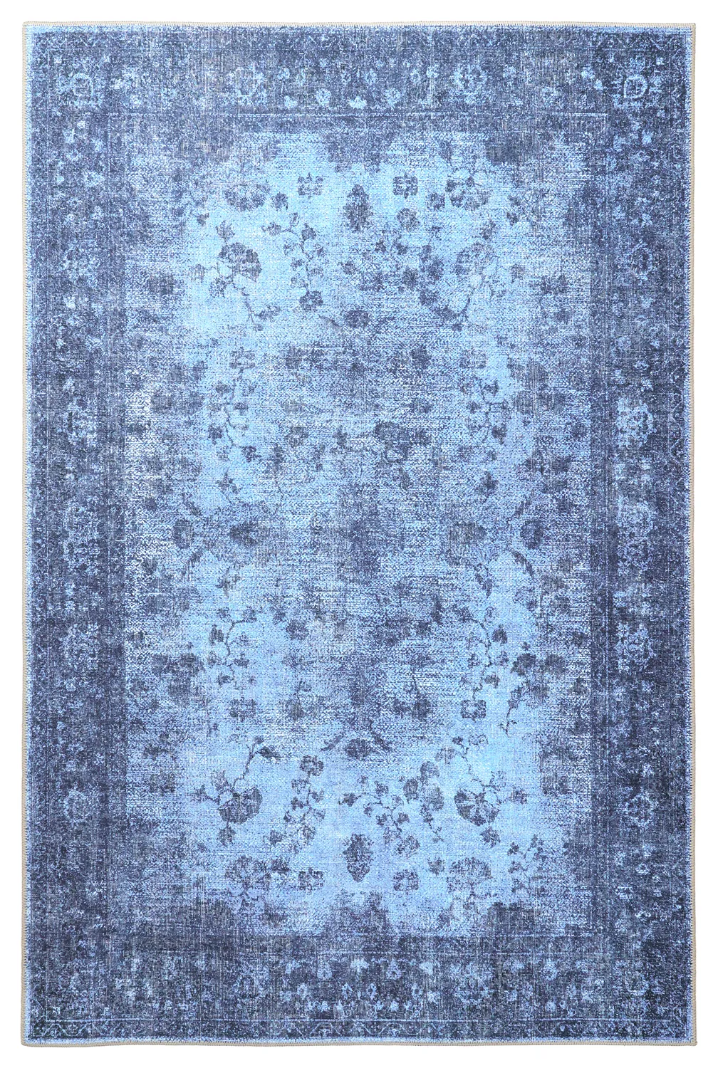 Tapete de tecelagem plana - Gombalia (azul-marinho)