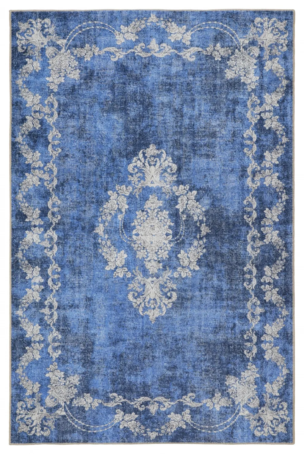 Tapete de tecelagem plana - Taknis (azul)