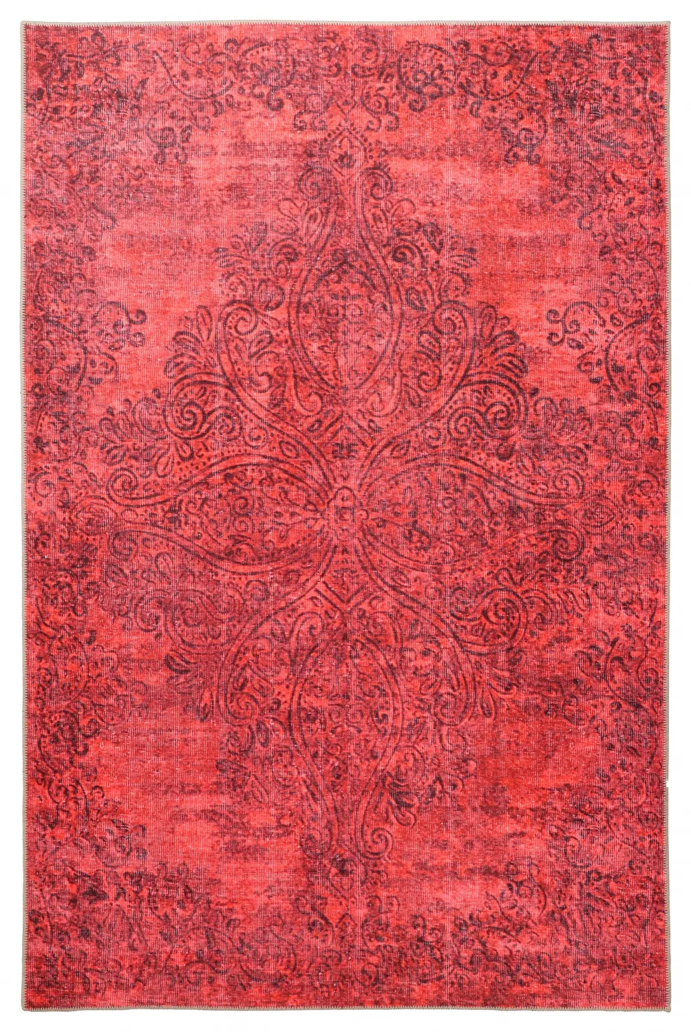 Tapete de tecelagem plana - Valenza (vermelho)