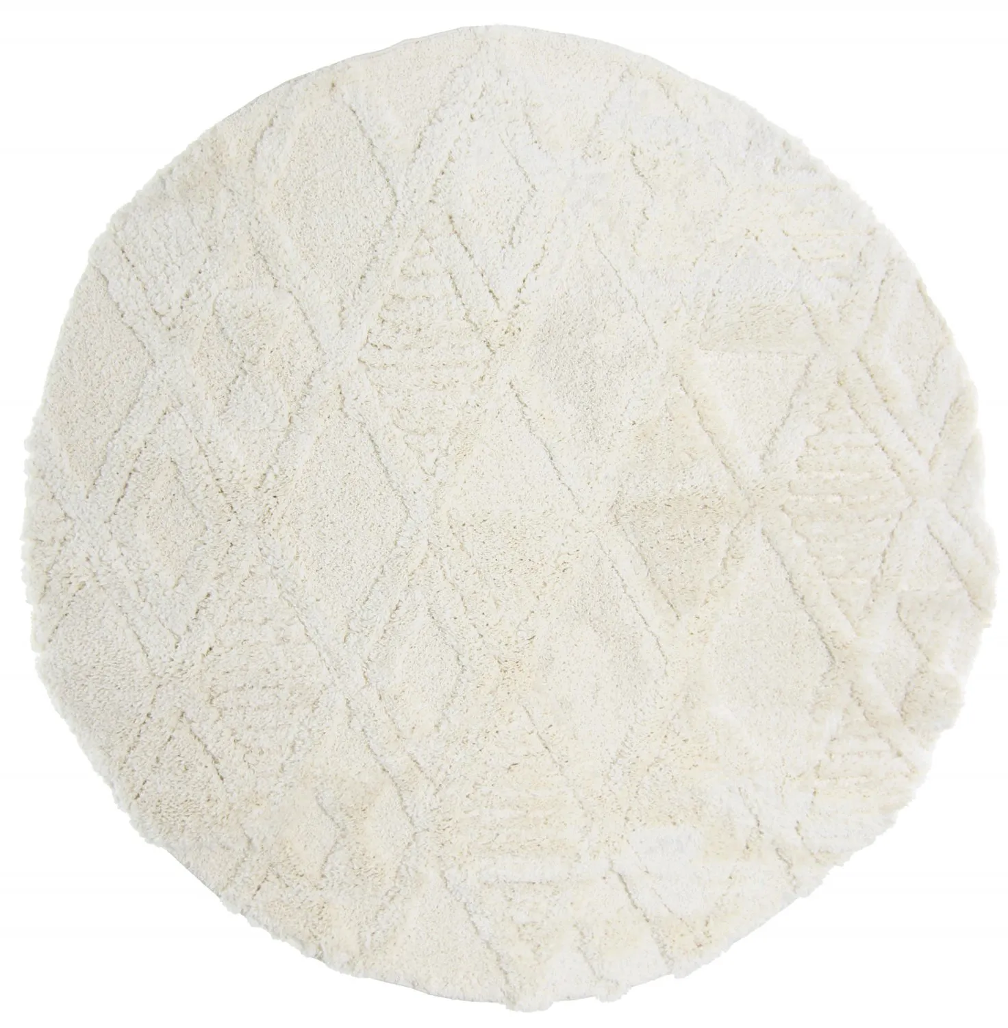 Tapetes redondos - Rostock (offwhite)