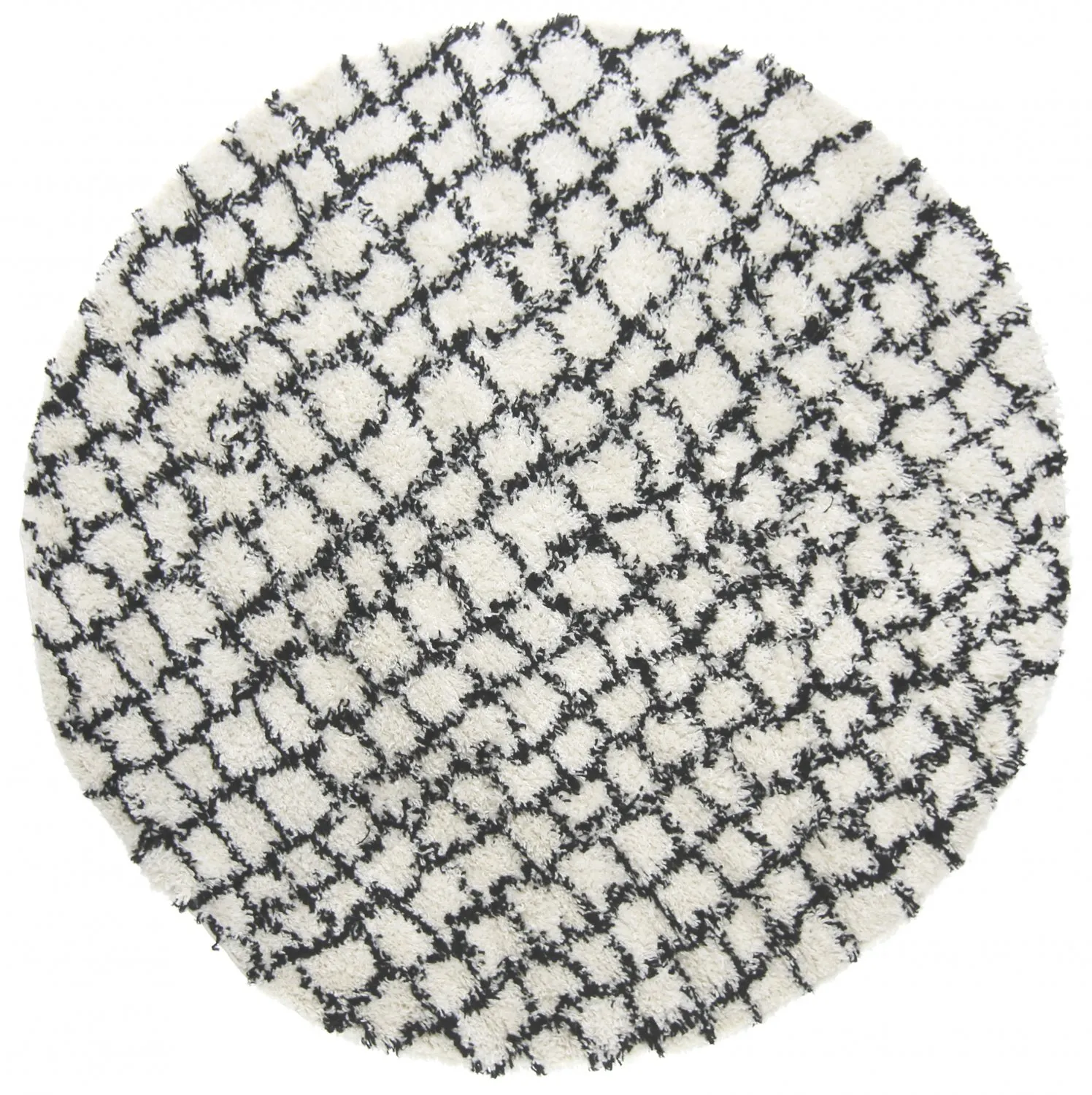 Tapetes redondos - Taverna (preto/branco)