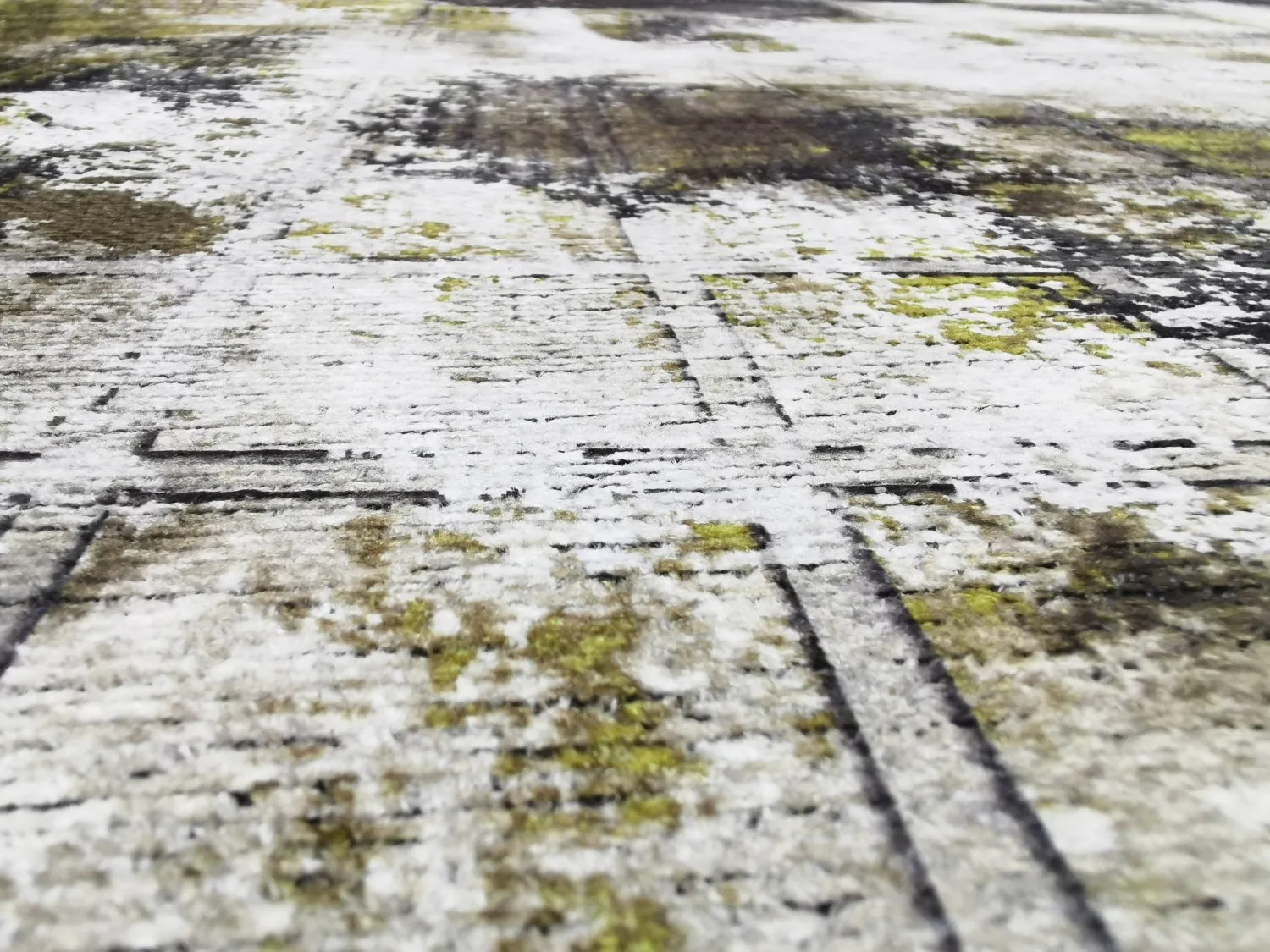 Tapete Wilton - Flores (preto/marrom/branco)