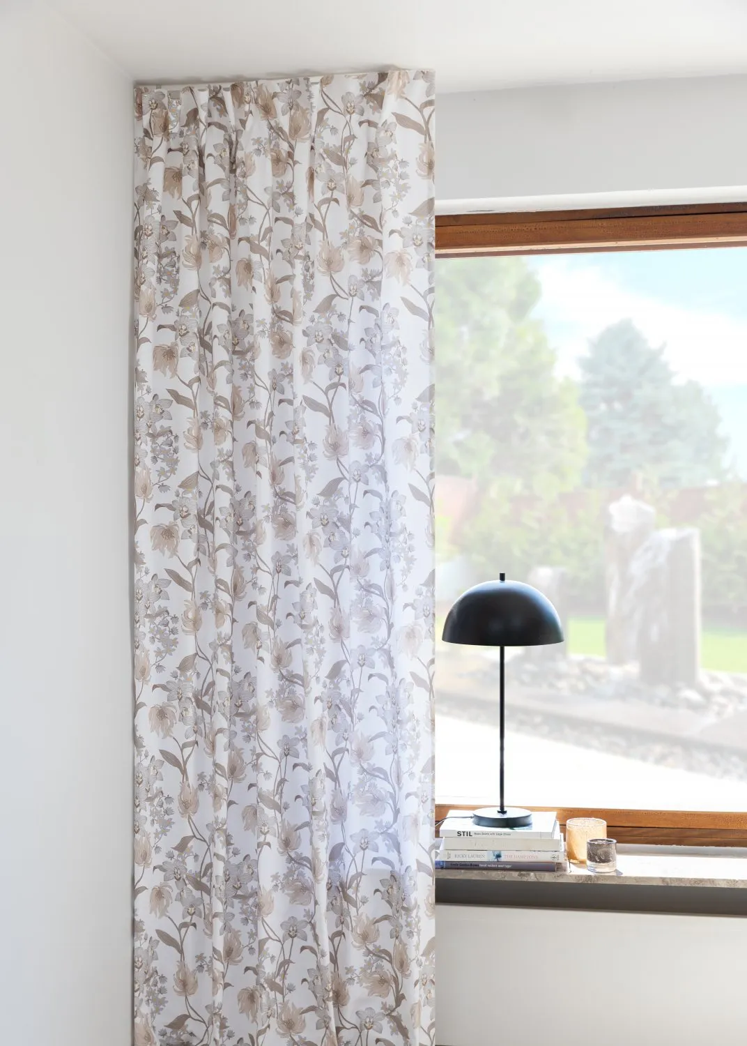Cortinas - Cortina de algodão Florina (bege)