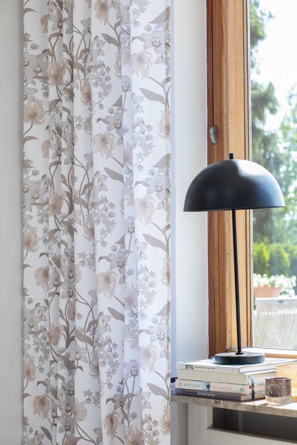 Cortinas - Cortina de algodão Florina (bege)