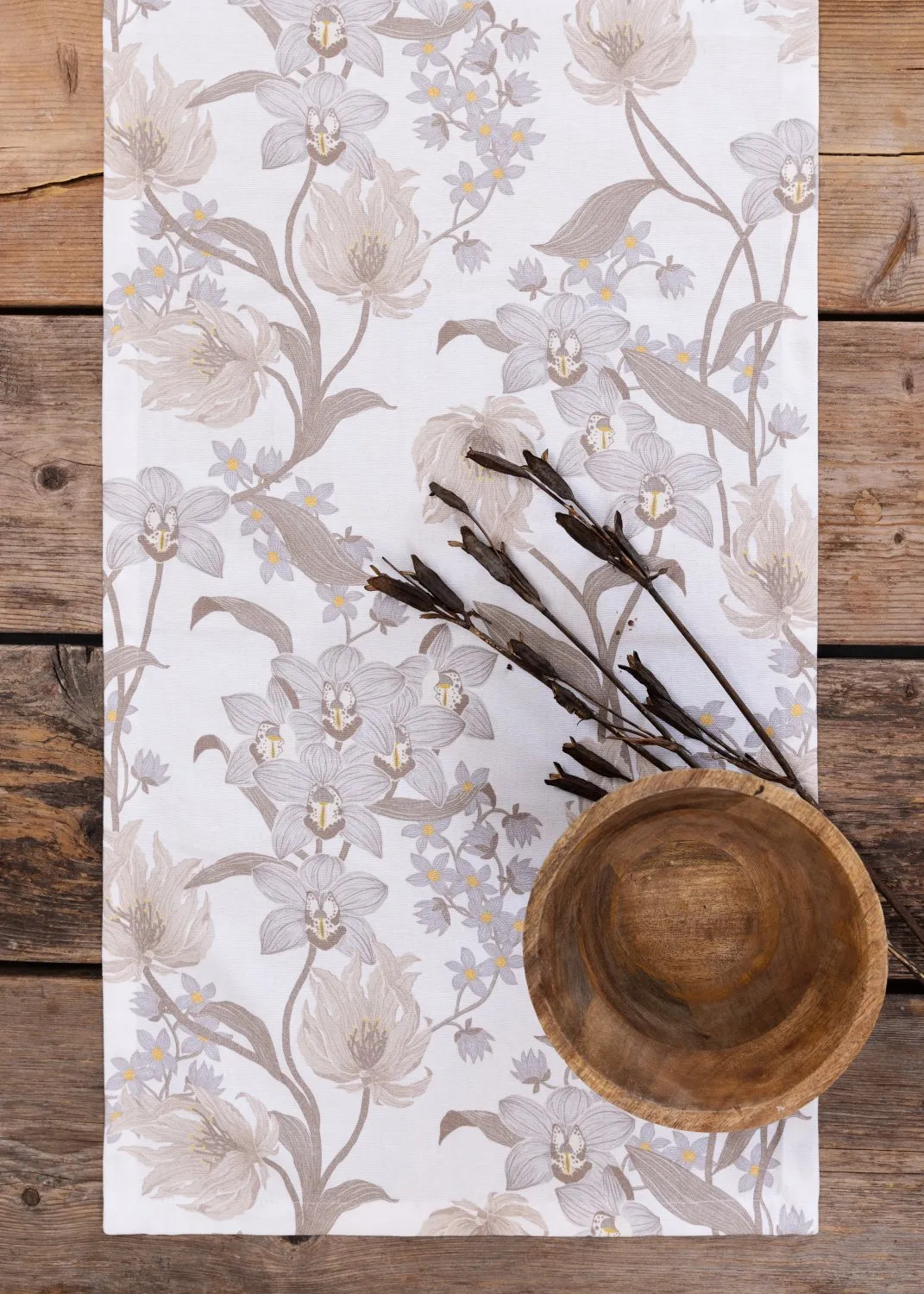 Trilhos de mesa - Trilhos Florina (bege)
