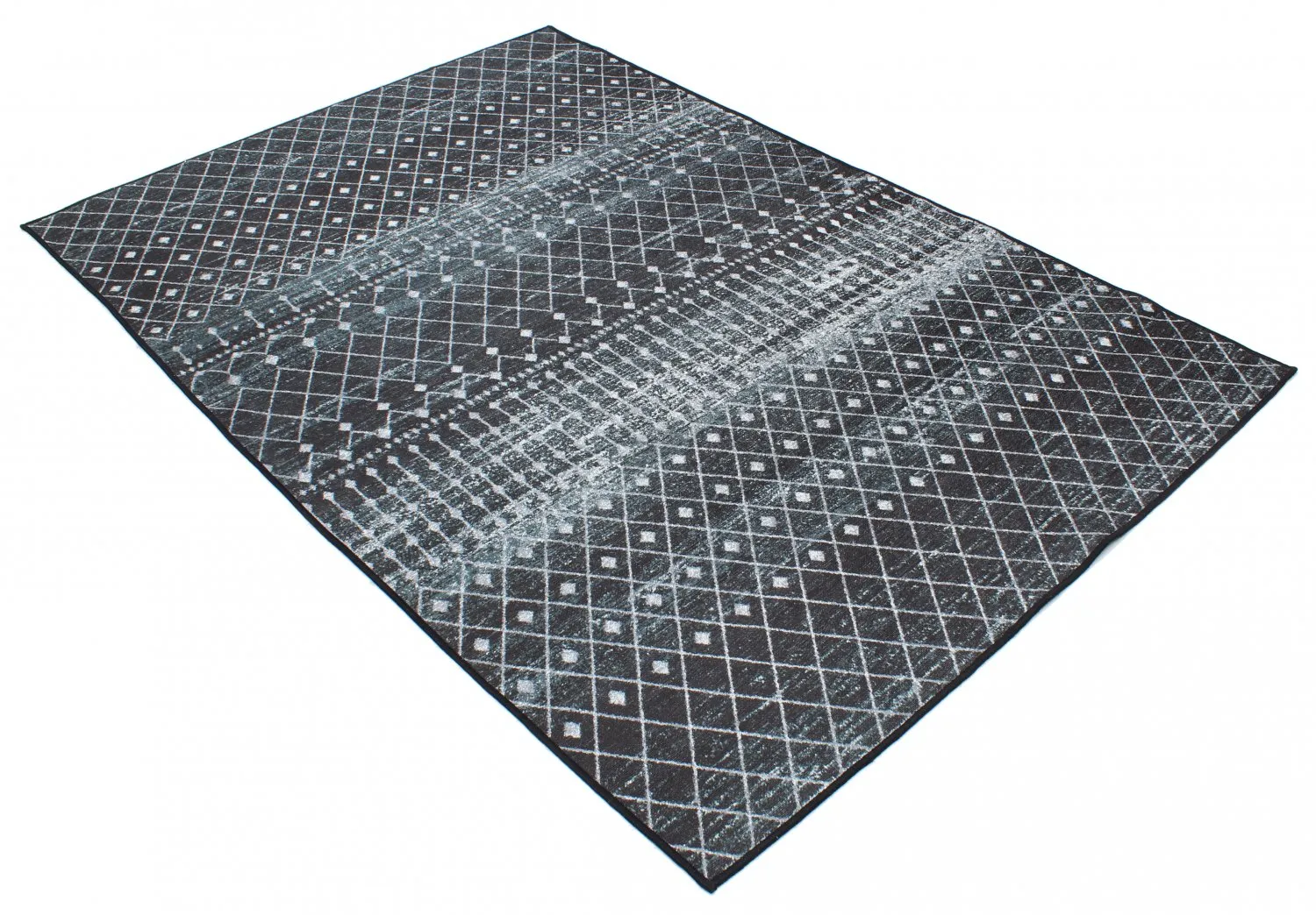 Tapete Wilton - Stella (preto/branco)