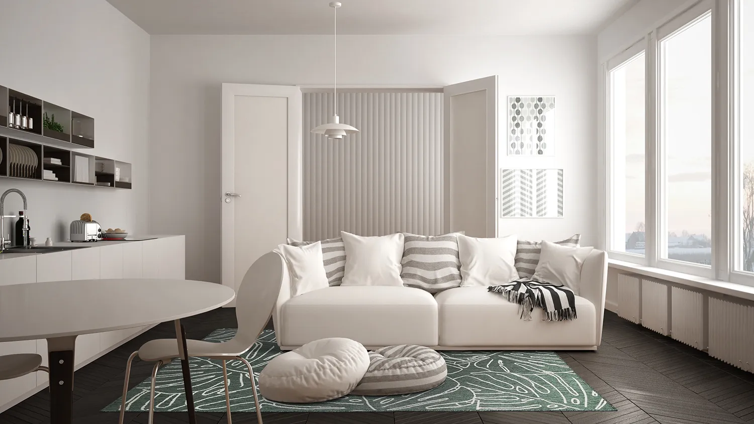 Tapete para interior e exterior - Francis (verde)