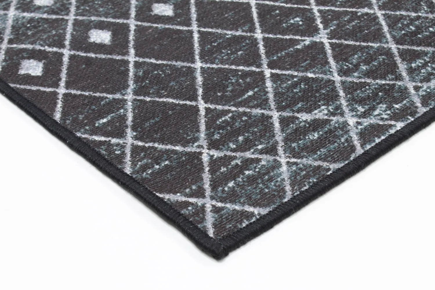 Tapete Wilton - Stella (preto/branco)