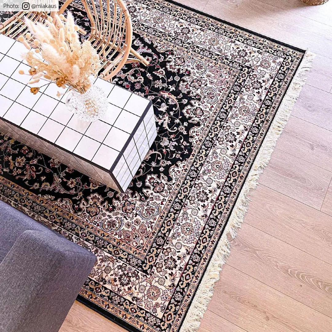 Wiltonmatta - Gårda Oriental Collection Kerman (svart)