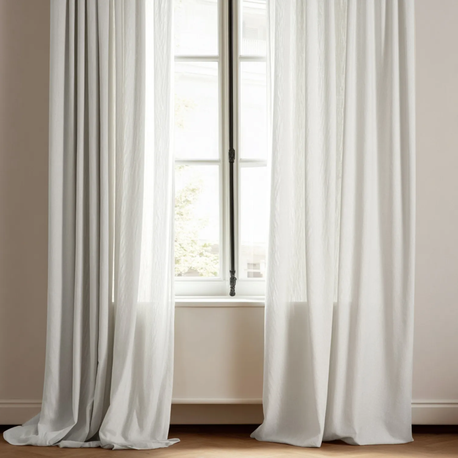Cortinas - Cortina de linho Luana (branco)