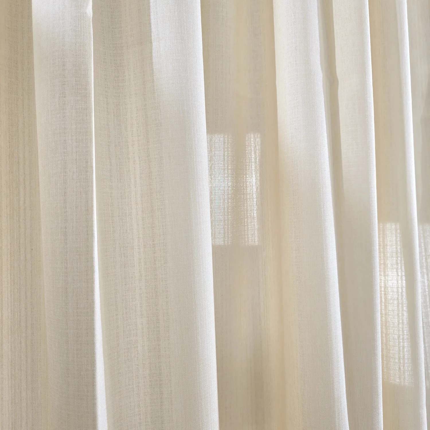 Cortinas - Cortina imitação de linho Andrada (bege)
