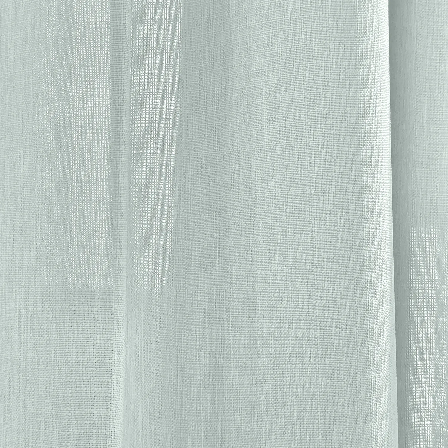 Cortinas - Cortina imitação de linho Andrada (azul claro)
