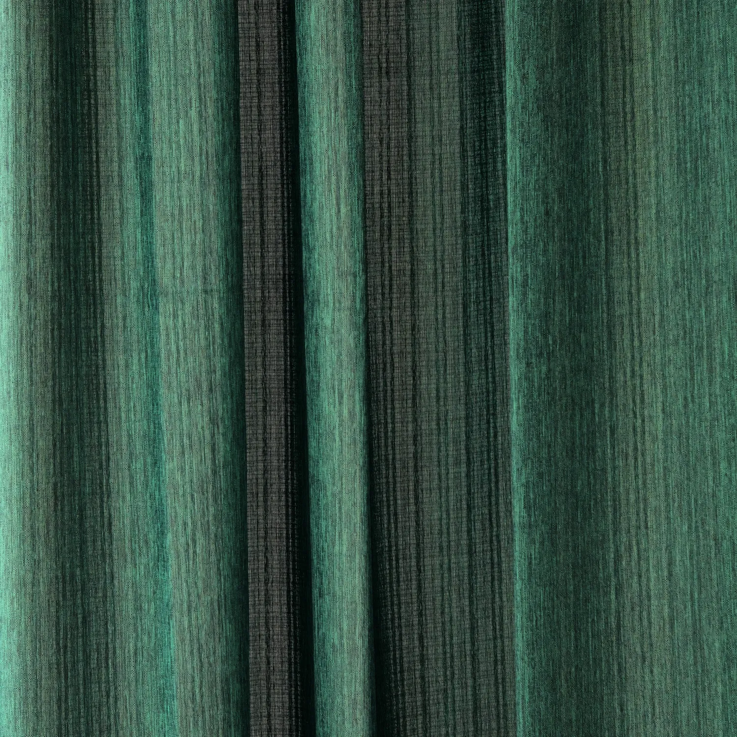 Cortinas - Cortina imitação de linho Andrada (verde escuro)