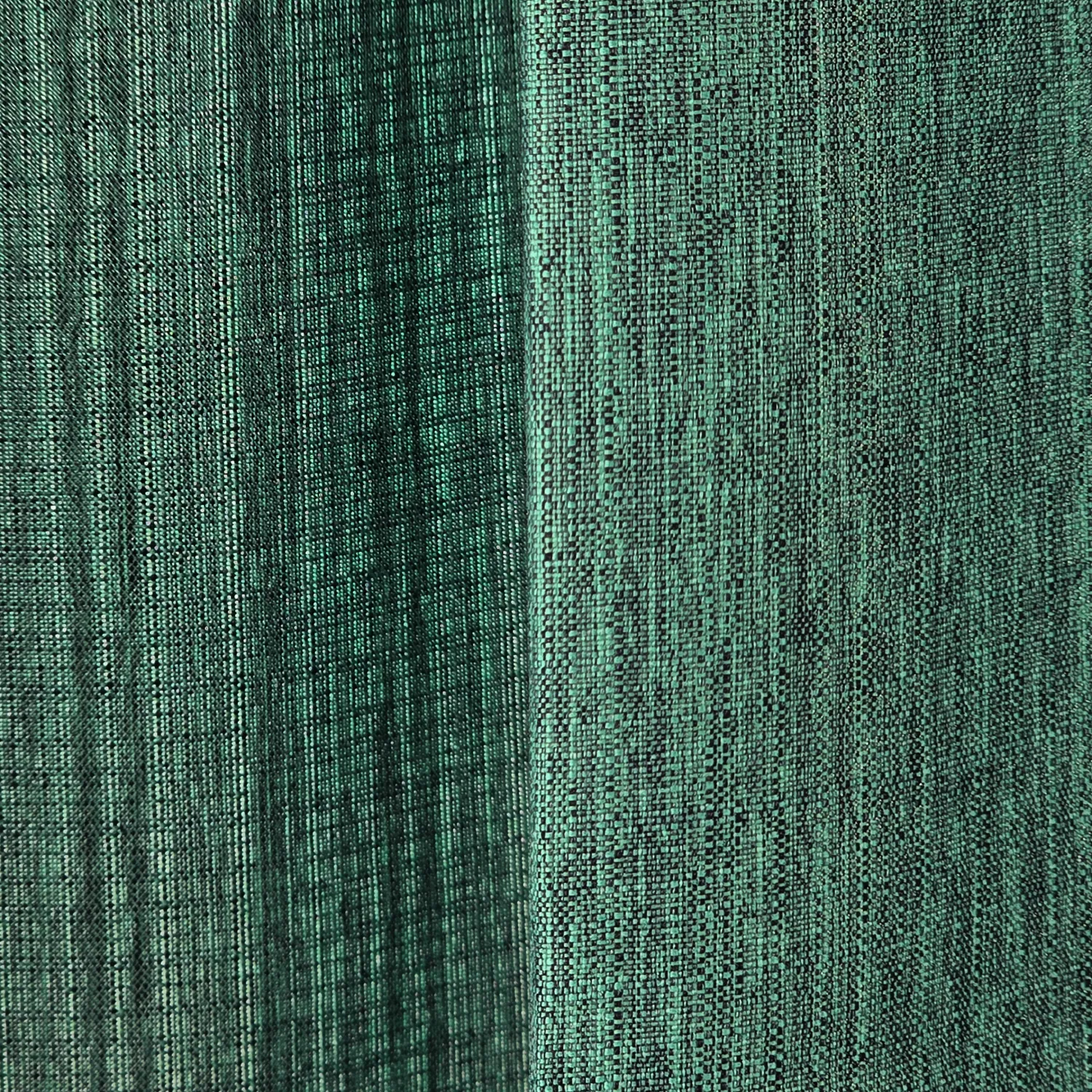 Cortinas - Cortina imitação de linho Andrada (verde escuro)