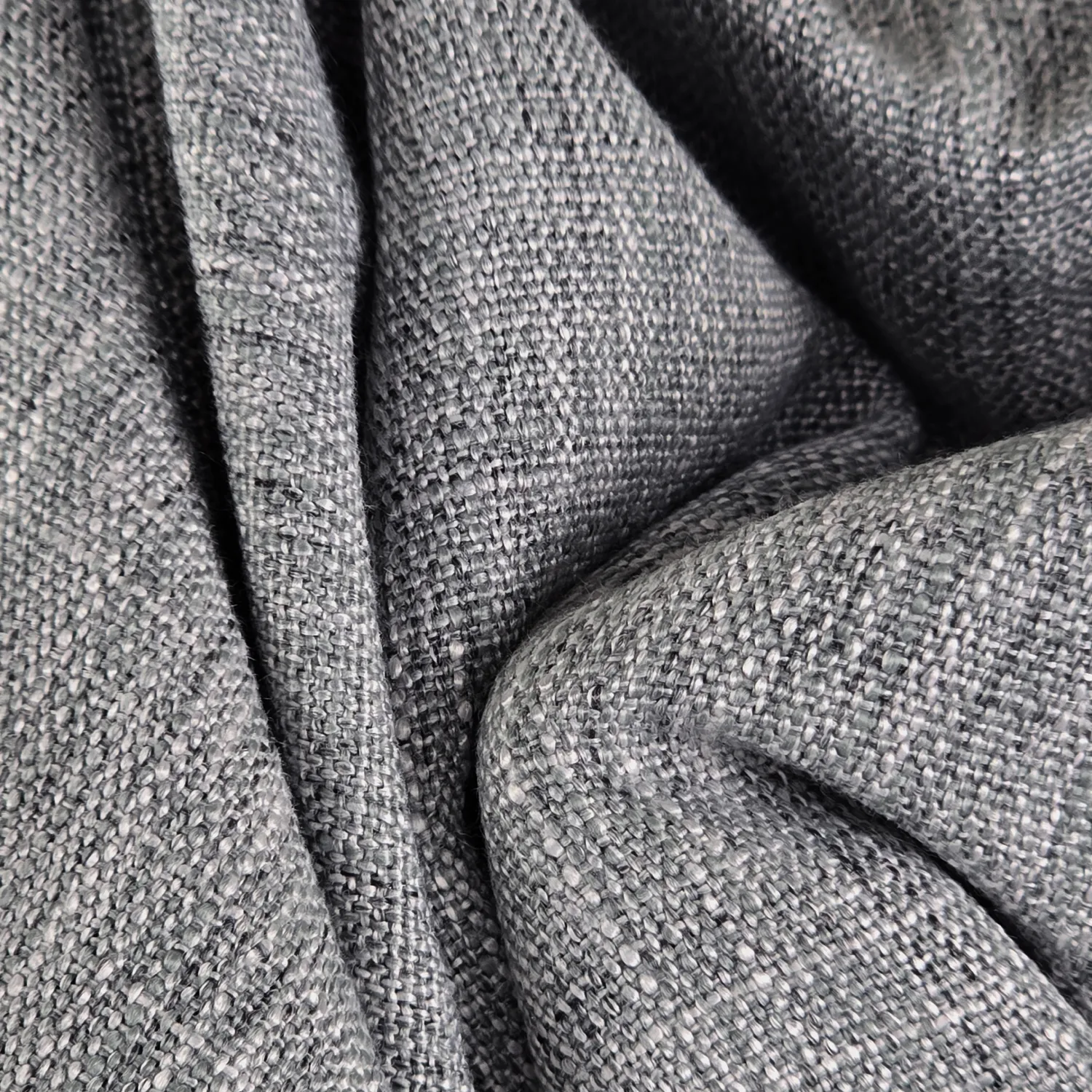 Cortinas - Cortina de linho Melania (cinza claro)