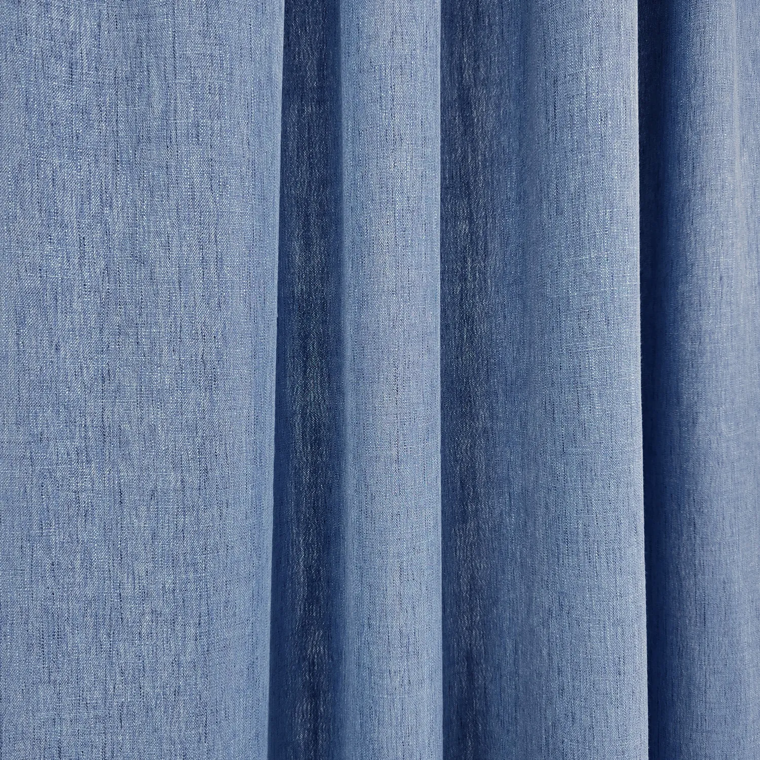 Cortinas - Cortina de linho Melania (azul escuro)