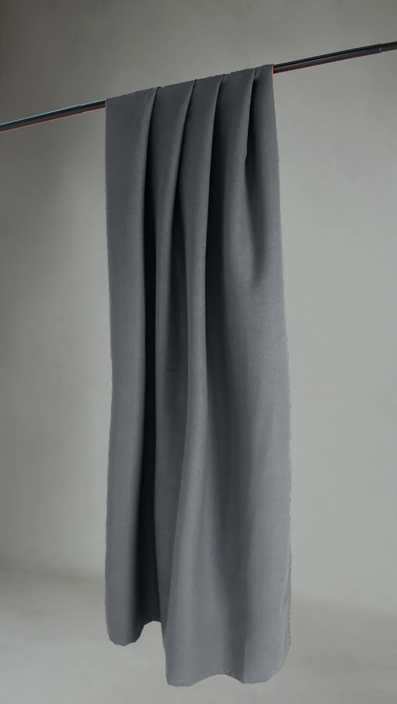 Cortinas - Cortina blackout Octavia (cinza escuro)