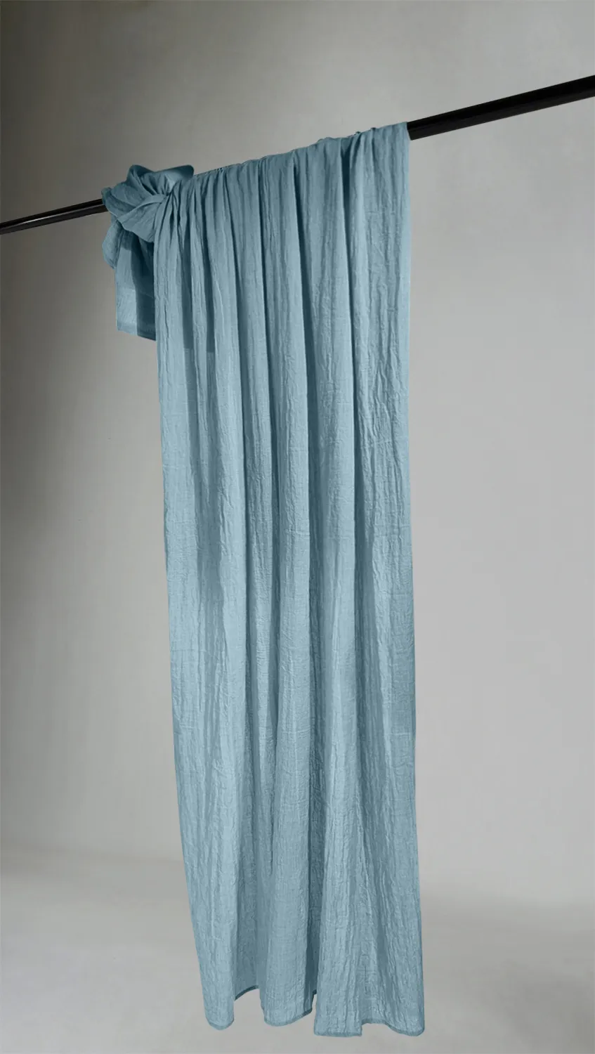 Cortinas - Cortina de renda Hilma (azul)