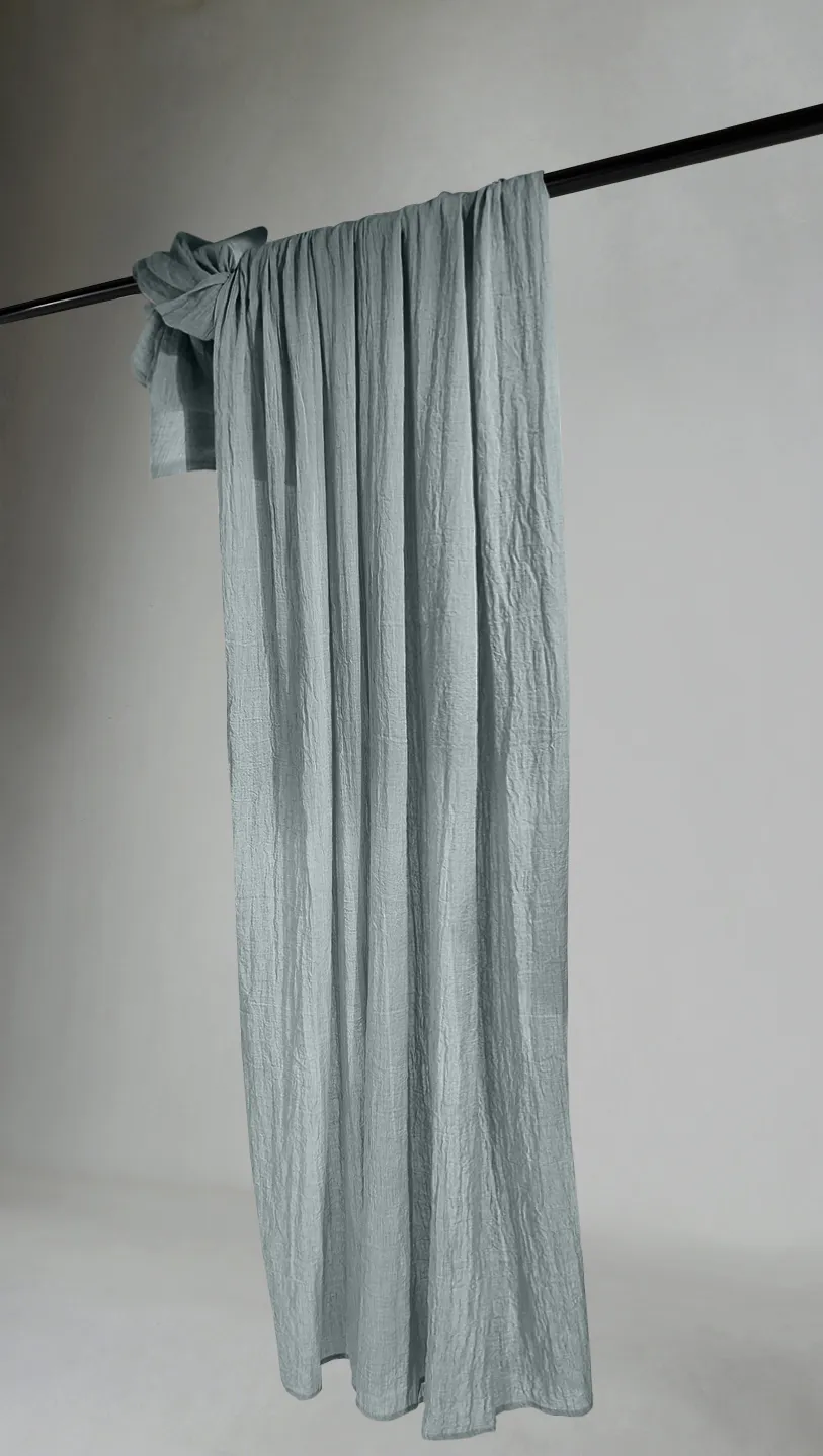 Cortinas - Cortina de renda Hilma (cinza)