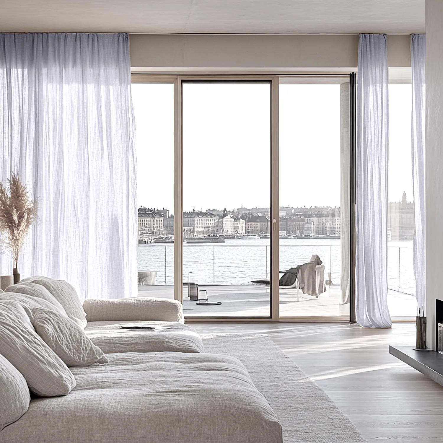 Cortinas - Cortina de renda Hilma (branco)