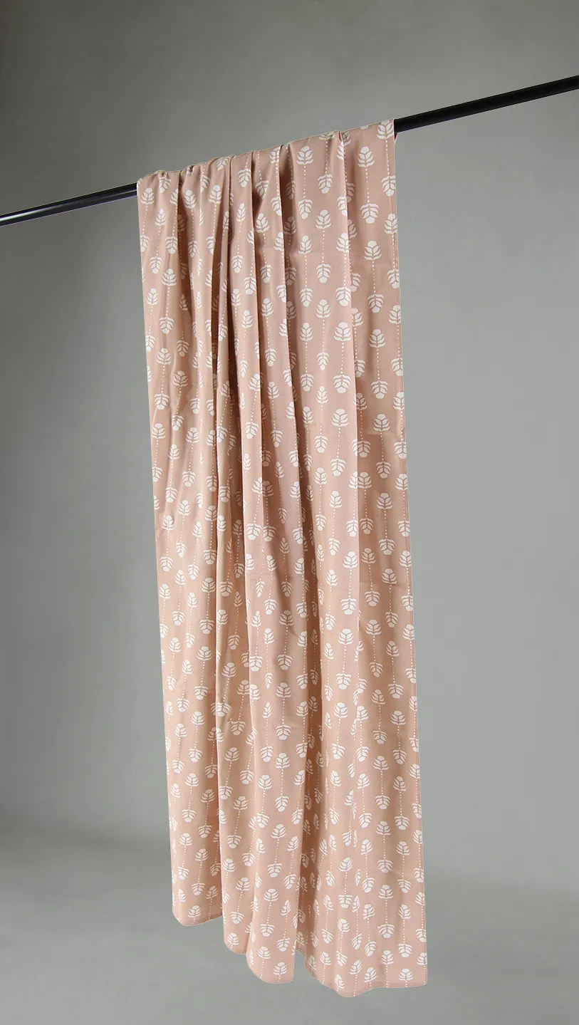 Cortinas - Cortina de algodão Sari (rosa)