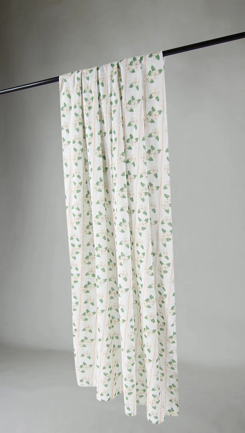 Cortinas - Cortina de algodão Anna-Lisa (azul)