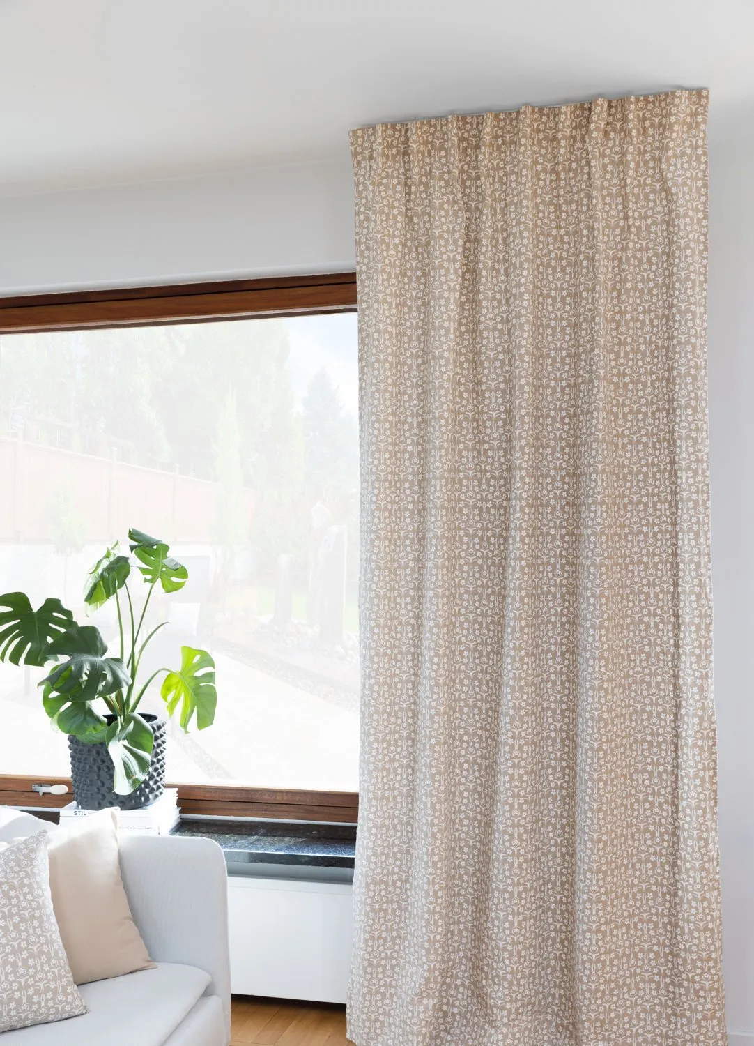 Cortinas - Cortina de algodão Ella (bege)