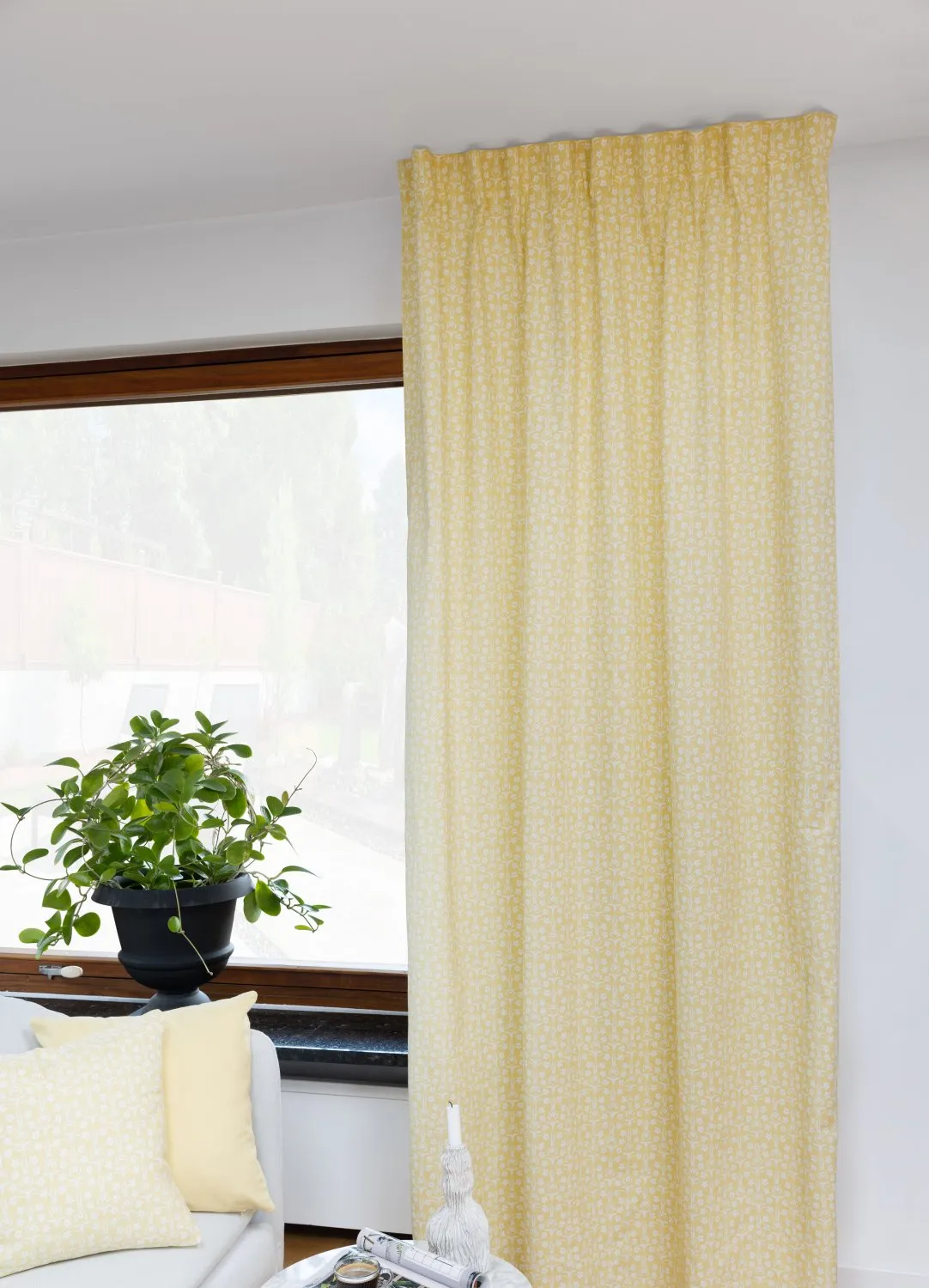 Cortinas - Cortina de algodão Ella (amarelo)