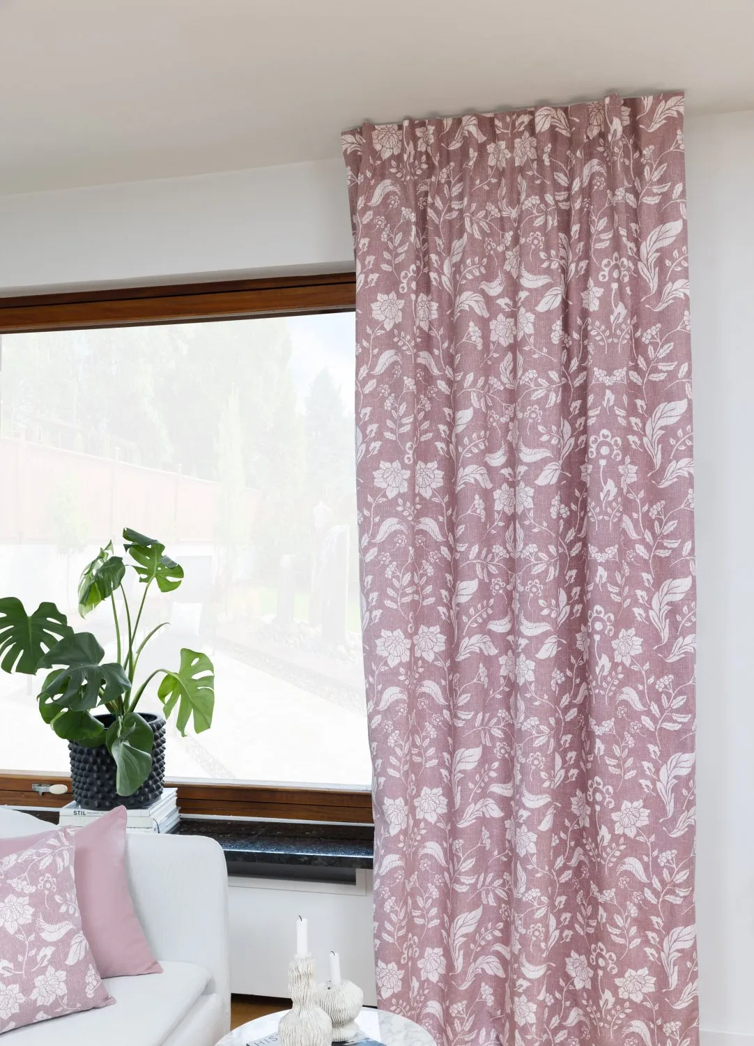 Cortinas - Cortina de algodão Onni (roxo)