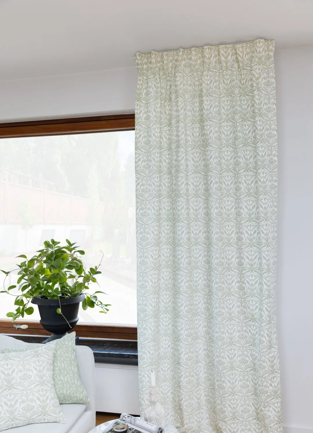 Cortinas - Cortina de algodão Viola (verde)