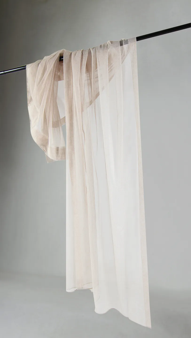 Cortinas - Cortina de renda Nilah (bege)