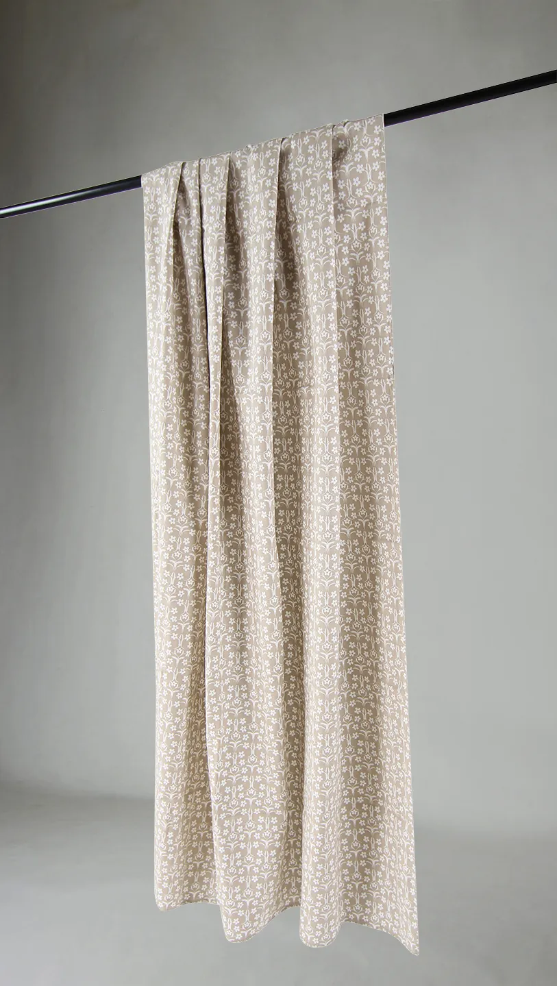 Cortinas - Cortina de algodão Sari (sand)