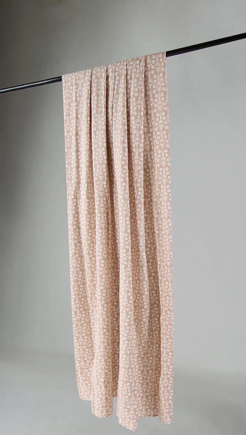 Cortinas - Cortina de algodão Ella (rosa)