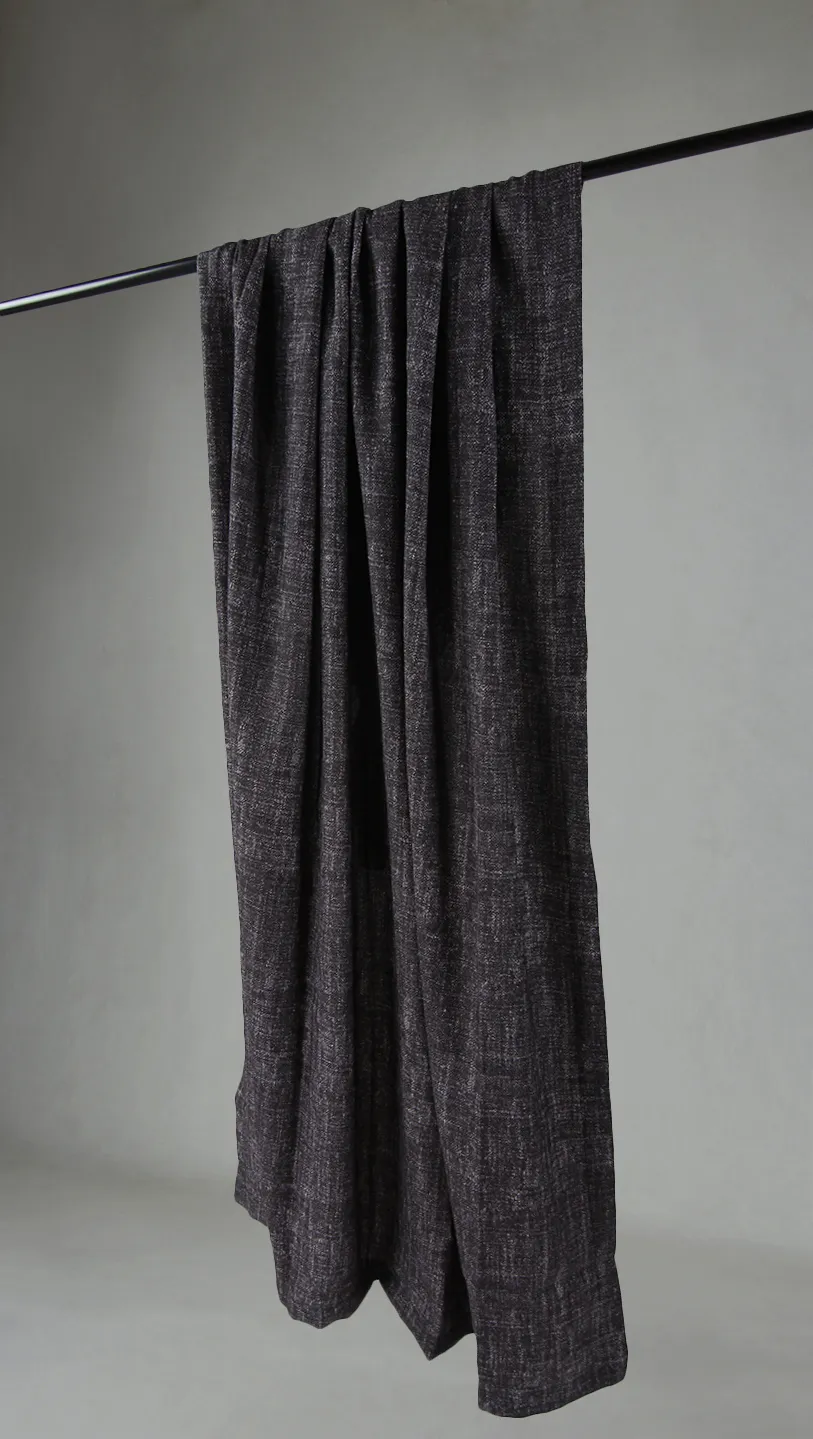 Cortinas - Cortina de linho Alecia (cinza escuro)
