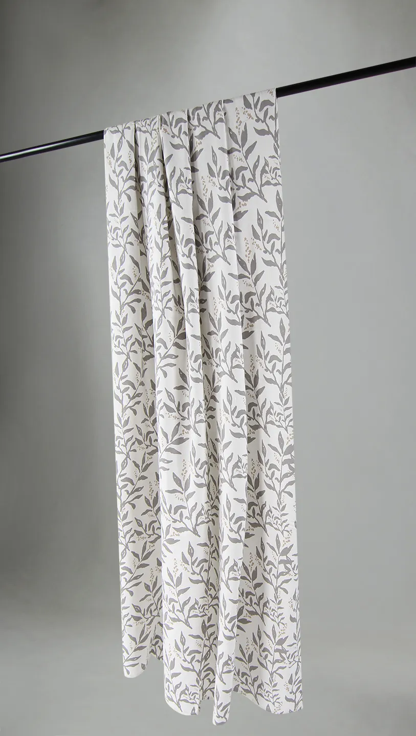 Cortinas - Cortina de algodão Katri (cinza)