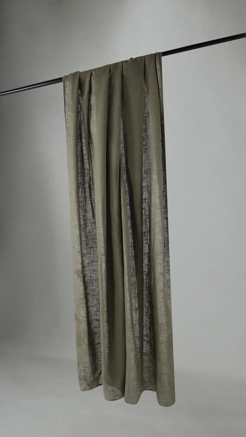 Cortinas - Cortina de algodão - Lollo (verde claro)