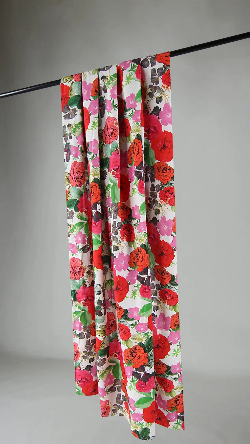 Cortinas - Cortina de algodão Magic (rosa)