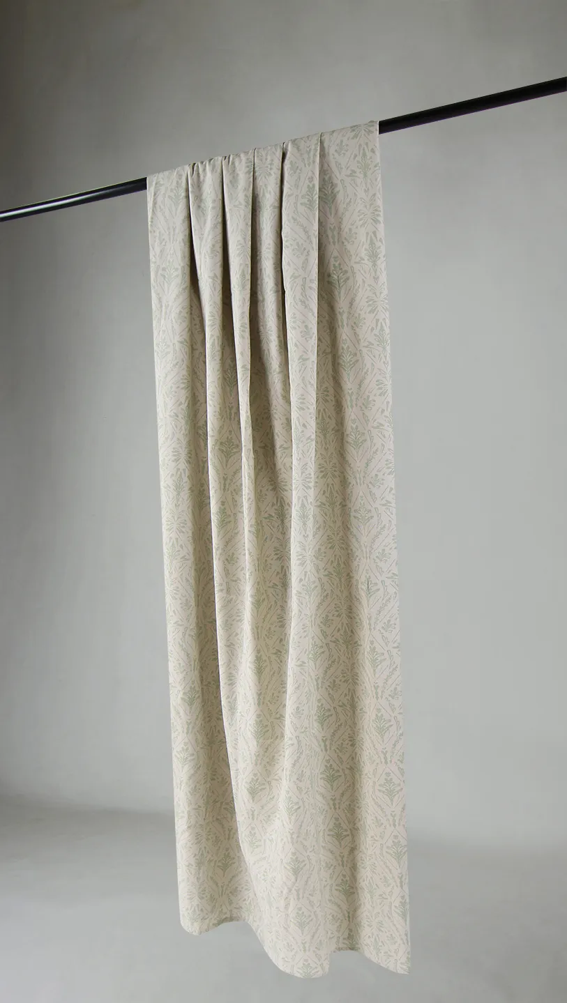 Cortinas - Cortina de algodão Minna (verde)