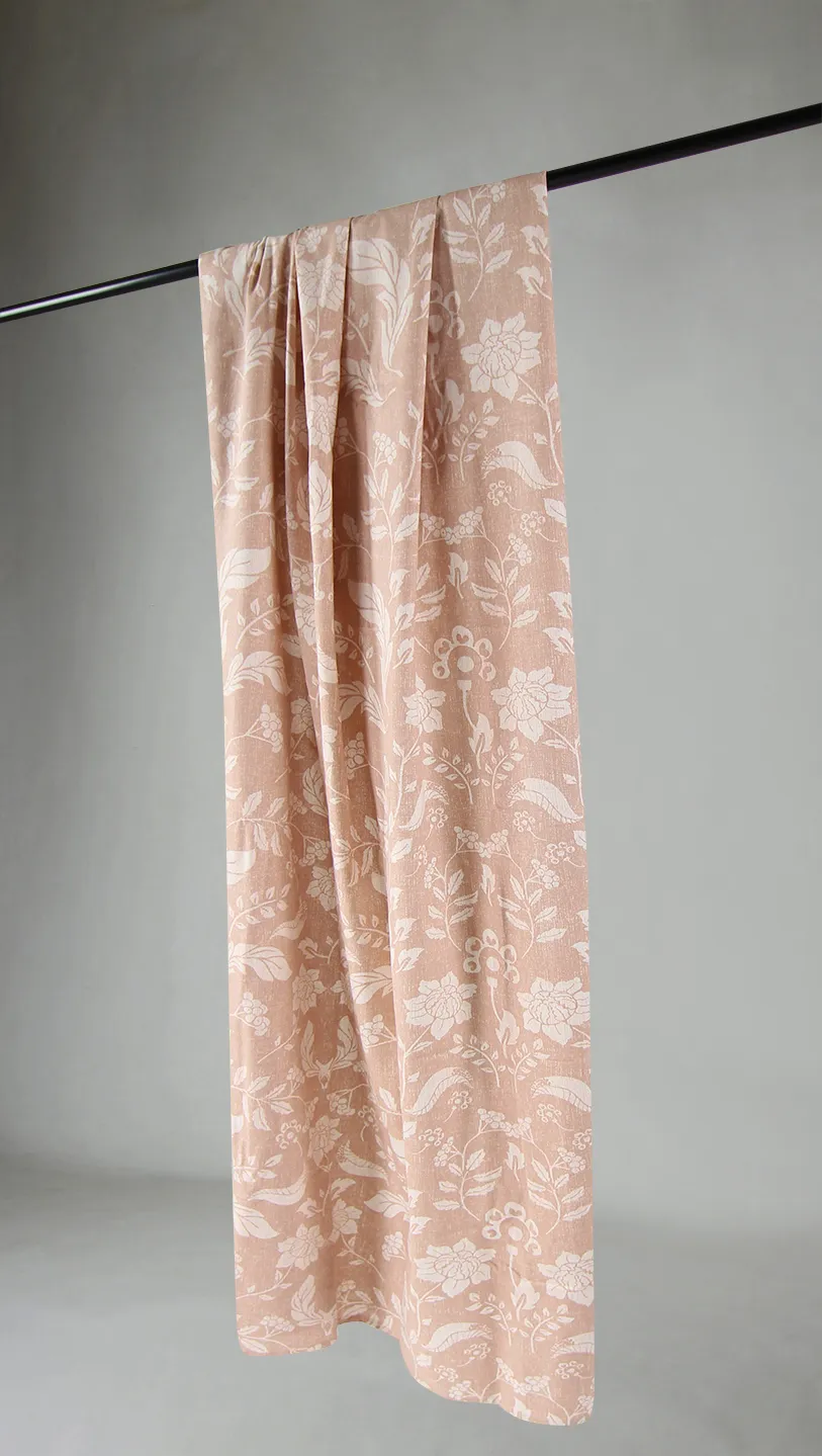 Cortinas - Cortina de algodão Onni (rosa)