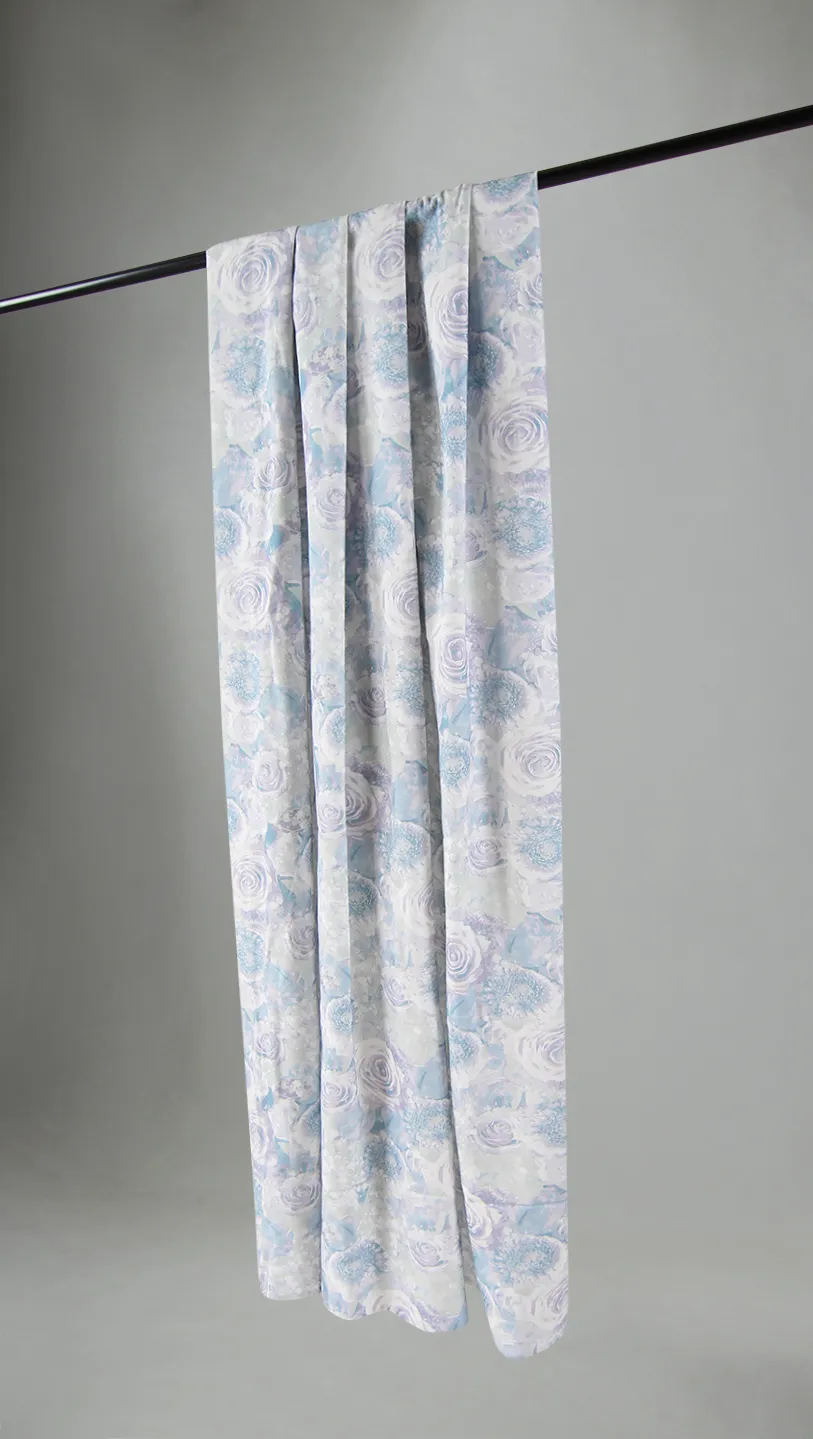 Cortinas - Cortina de algodão Soft (azul)