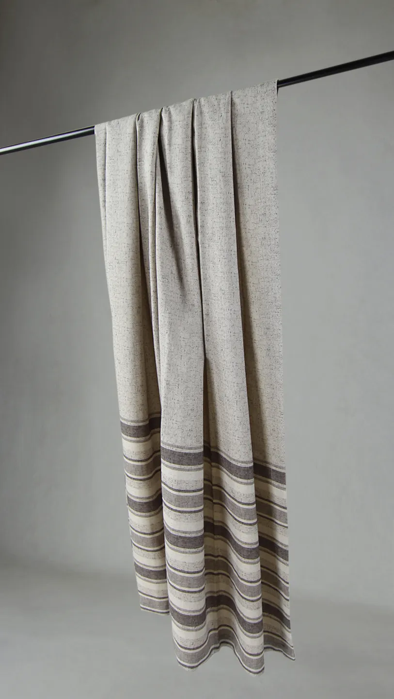 Cortinas - Cortina de linho Letitia (cinza claro)