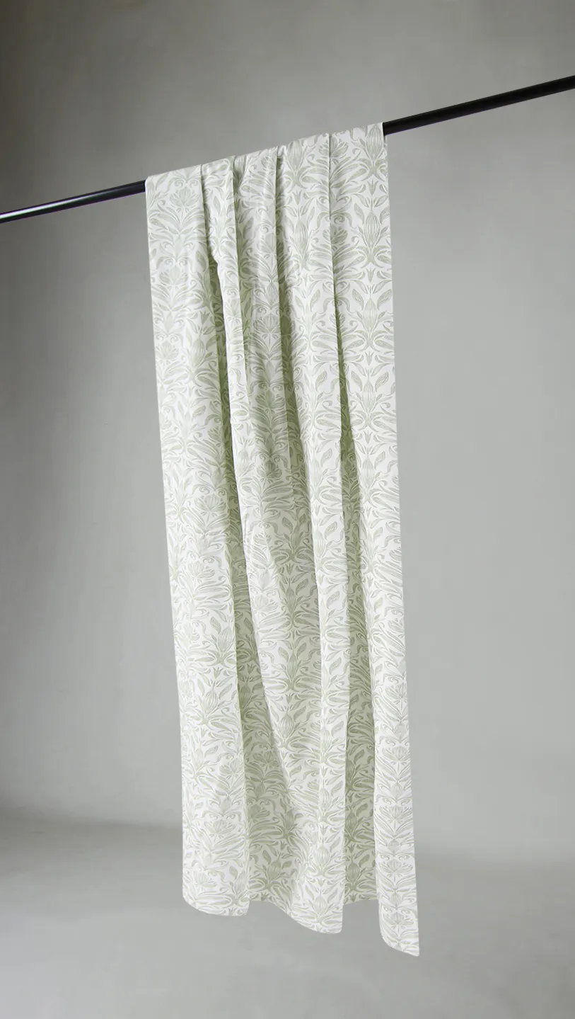 Cortinas - Cortina de algodão Viola (verde)