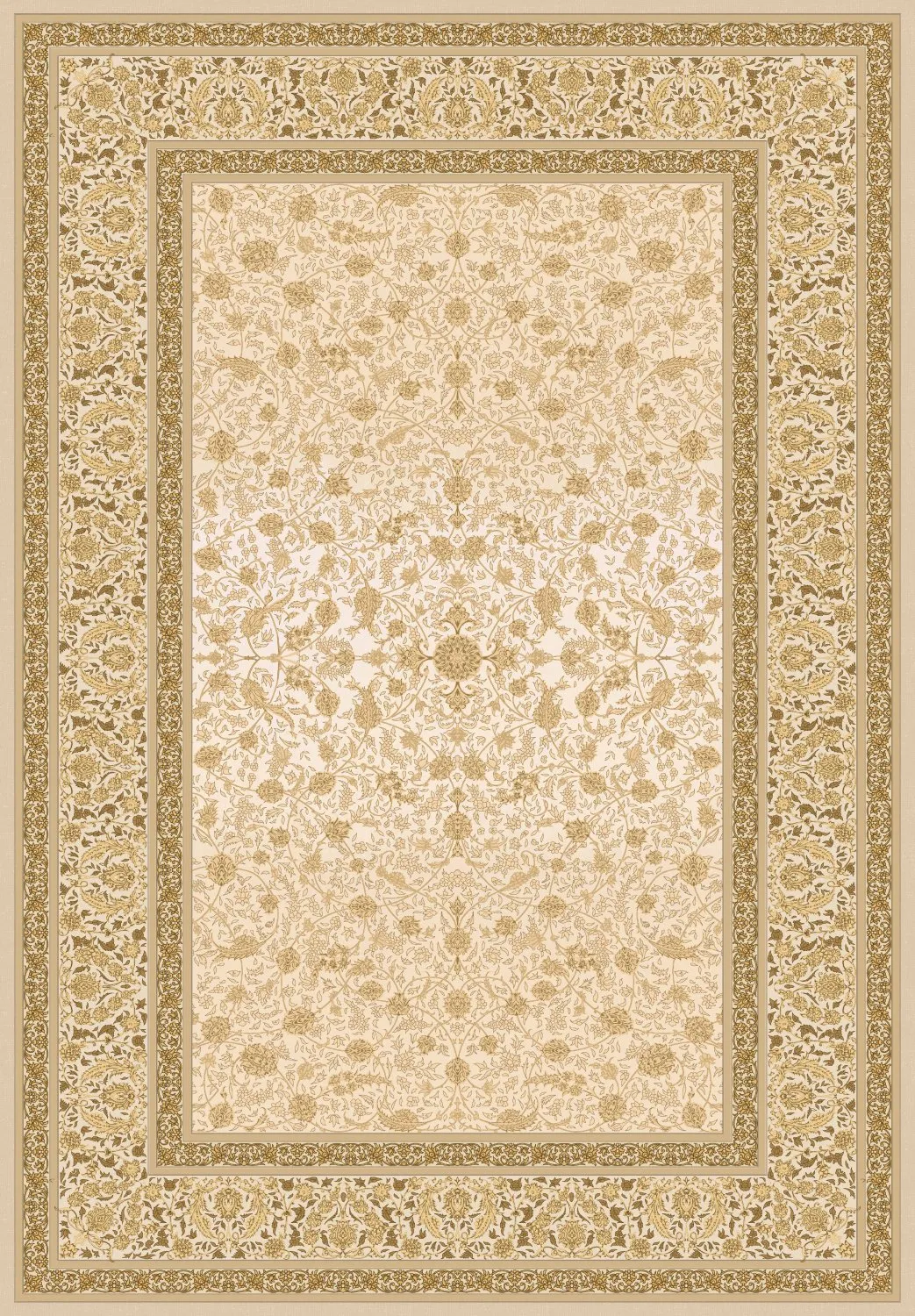 Tapete Wilton - Genesis (dourado)